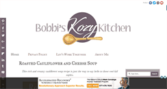 Desktop Screenshot of bobbiskozykitchen.com